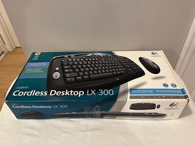Logitech Cordless Desktop LX300 Wireless & Mouse Bundle