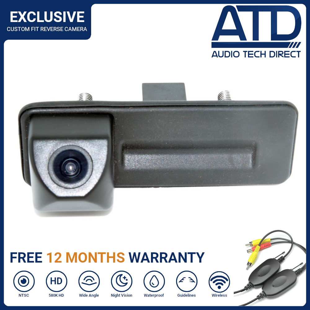 WIRELESS Reverse Camera For Skoda Roomster 5J Yeti 5L Rear Fit Boot ...