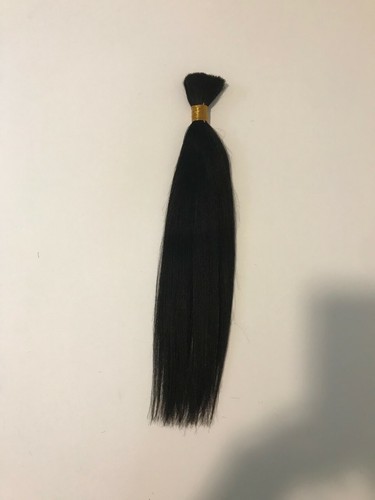 **6 BUNDLES DEAL** 100% HUMAN HAIR/YAKI BULK/STRAIGHT/16"~22"/BRAIDING/ - 第 5/24 張圖片