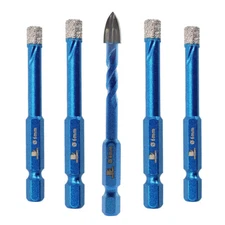Diamond Core Drill Bit Set 5pcs/box Hole Saw Cutter for Ceramic Tile Granite
