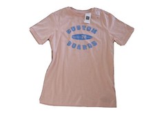 New GAP Kids Girls Short Sleeve Crew Neck Light Pink Graphic T-shirt Top S 6 7