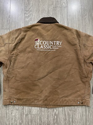 ジャケット・アウター carharrt YY J97 BRN Mens Carhartt J97 BRN Blanket Lined Detroit Jacket | eBay