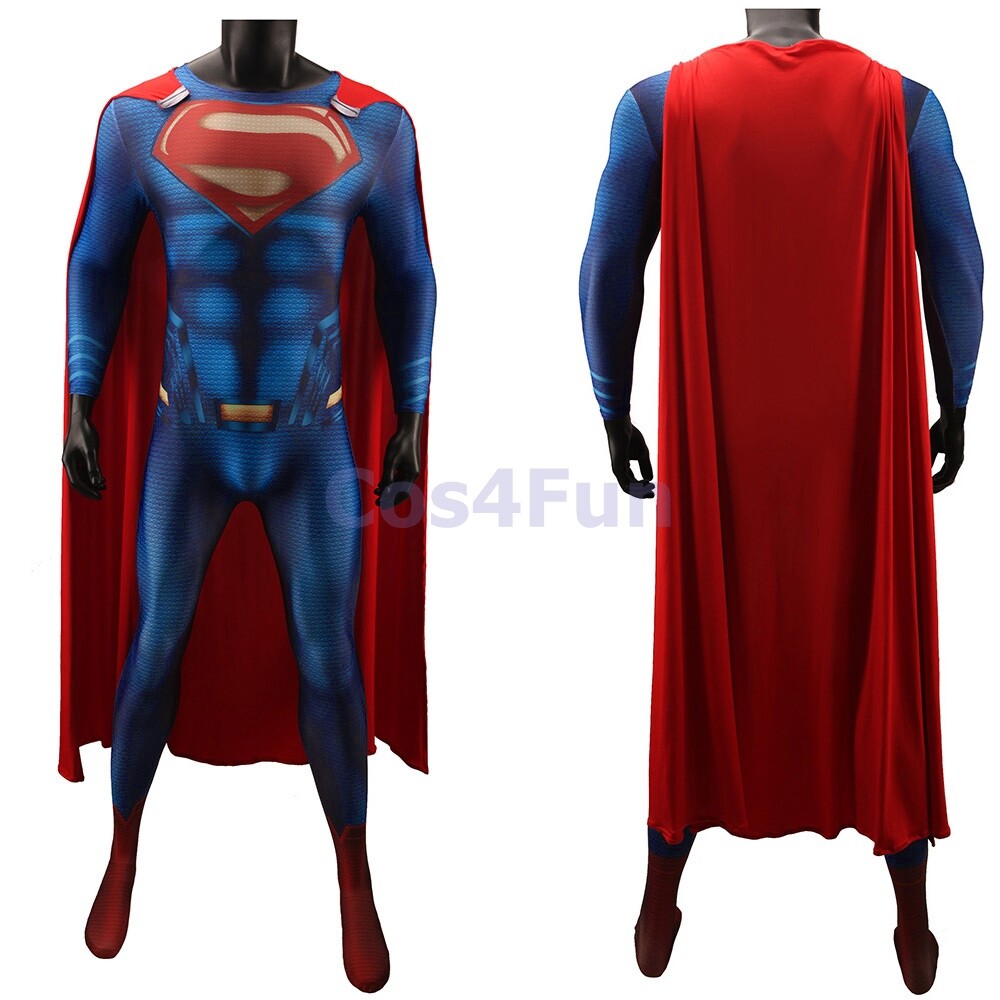 The Man of Steel Cosplay Costume Adults Kids Superhero Suit Halloween  Bodysuit - AliExpress