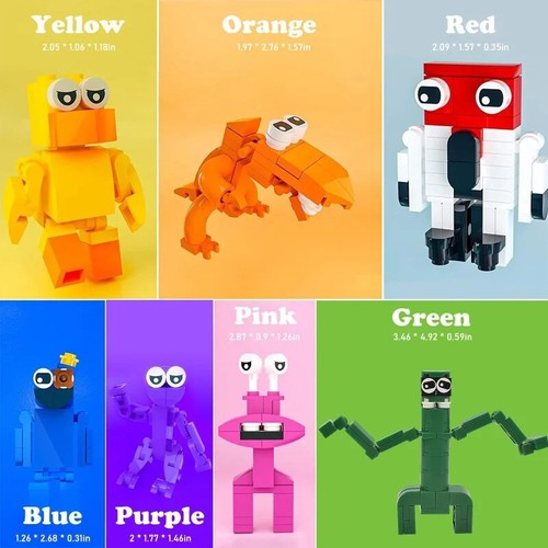 Nuovo Garten Of Banban Rainbow Friends Giocattolo Mattoni Blocchi Costruzioni Giocattolo Assemblato... - Foto 15 di 24