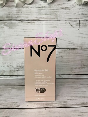 No7 Beautiful Skin BB Creme für normale / trockene Haut - FAIR LSF15 hypoallergen NEU