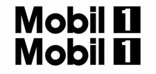 2x Mobil1 Mobil 1 Oil Logo Vinyl Sticker Decal 8" 12" 16" 20" 23" LARGE