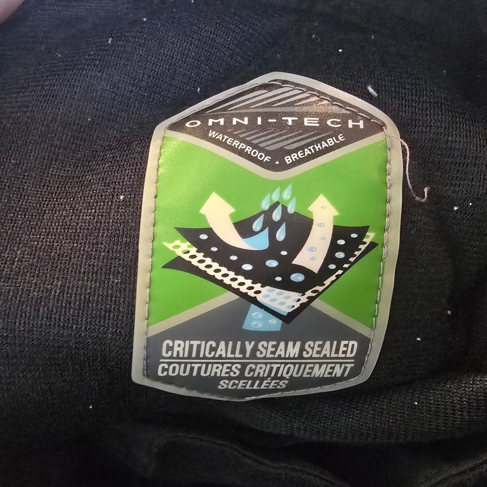 Columbia Snow Pants Men's Size L Short Black Omni Tech Snowboard Ski