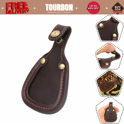 Tourbon Target Shooting Real Leather Toe Rest Boot Shoe Pad Gun Barrel Protector