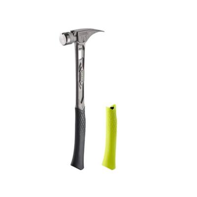 Stiletto Claw Hammers 15 oz. W/Curved Handle +Yellow Replacement Grip (2-Piece)