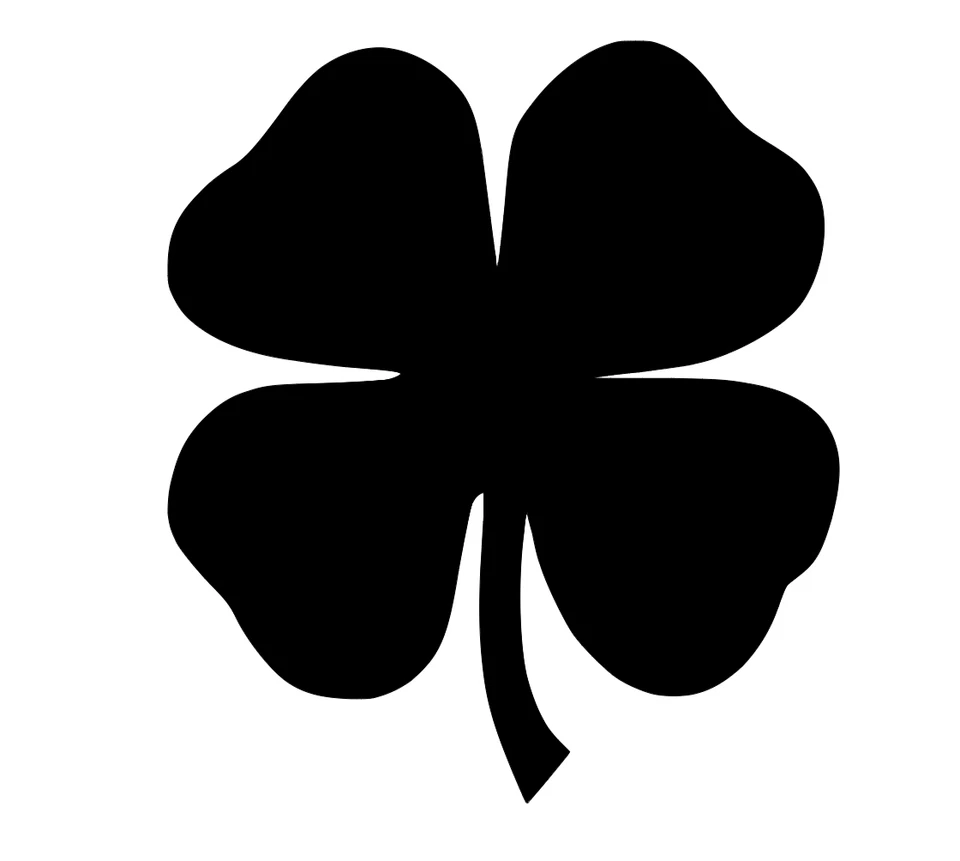 Calcomanía de vinilo adhesiva de trébol de 4 hojas - trébol Lucky Ireland hoja pared ventana de coche Foto 3 de 4