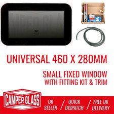 Premium Universal Fitting Campervan Fixed Window - Small 460x280mm & Fitting Kit