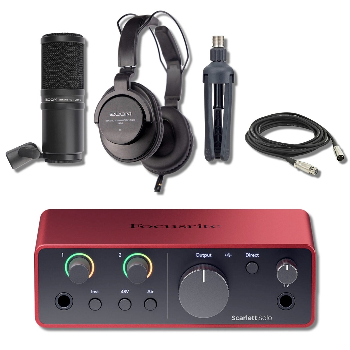 Focusrite Scarlett Solo オーディオインターフェース Focusrite Scarlett solo (4th Gen) 2in 2out オーディオ