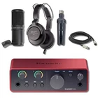 Focusrite Scarlett Solo 4G USB-C Audio Interface with ZDM-1 Podcast Mic Pack