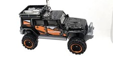 Christmas Ornament for Jeep Wrangler Superlift Black Orange