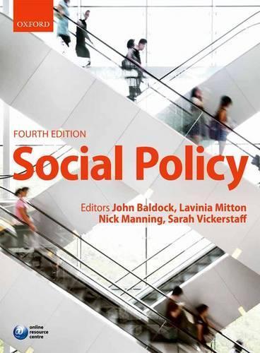 Lavinia Mitton Social Policy (Tascabile)