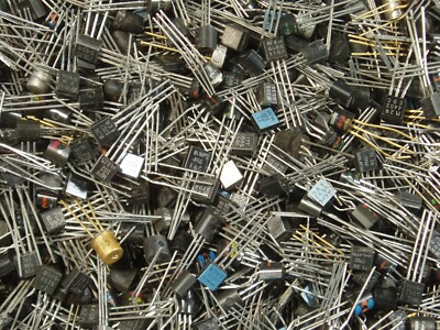 Qty 100:  Vintage TO-92 Transistors Misc Electronic Components Parts NOS Xlnt!