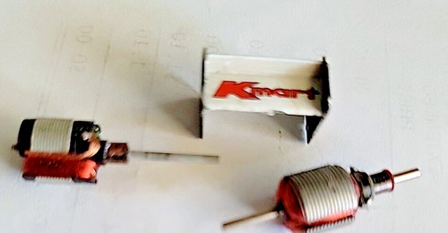 HO Tyco?  2- ARMATURES Untested  Plus Tyco Kmart F-1 Air Foil