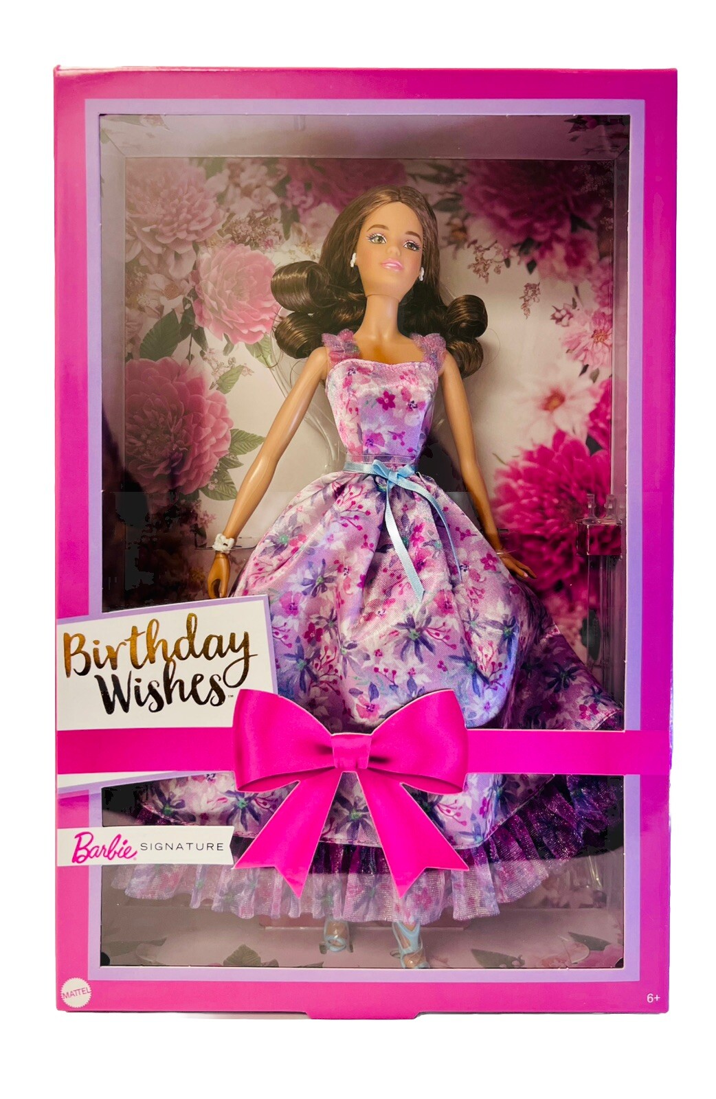 2024 Birthday Wishes Barbie Doll Brown Hair HRM55 NEW