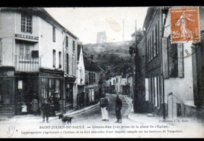 SAINT-JULIEN-du-SAULT (89) Handel KONFEKTIONSMODE ''MILLEREAU'' belebt 1928