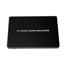 M.2 NVME SSD to U.2 SFF-8639 Adapter Card 2.5 inch aluminum alloy case For PC