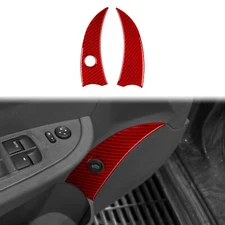 Rear Trunk Switch Button Panel Trim For Chevrolet Malibu 10-12 Red Carbon Fiber