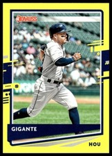 2020 Donruss Jose Altuve Gigante Nickname Variation Yellow Border Card #159