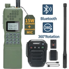 BAOFENG AR-152 FM WALKIE TALKIE AN/PRC-152 TRANSCEIVER HAM RADIO & BLUETOOTH MIC