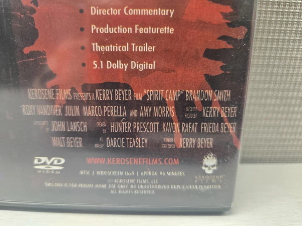 Spirit Camp (Unrated Special Edition DVD, 2010) Cheerleader Horror Slasher, RARE - Image 4 of 4