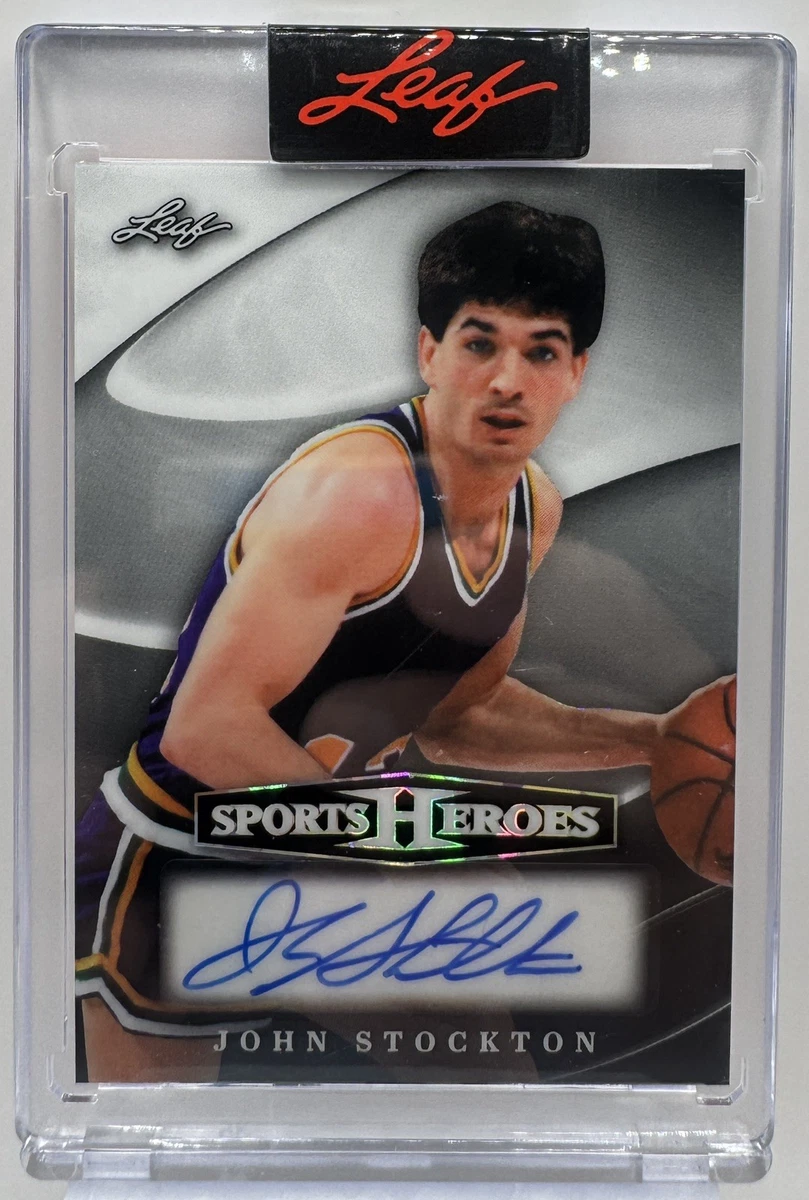 John Stockton Basketball Autographed Sports Trading Cards John Stockton Basketball Autographed Sports Trading Cards