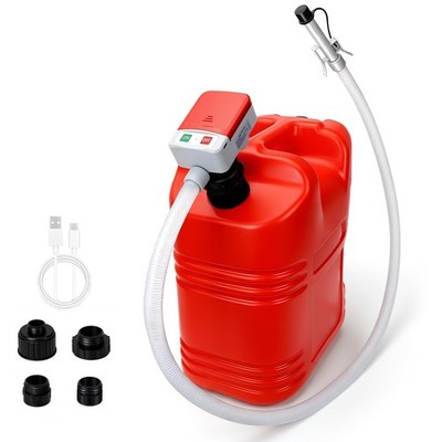 Fuel Transfer Pump for Gas Cans & Racing Jugs, Portable Electric Gasoline Sip...
