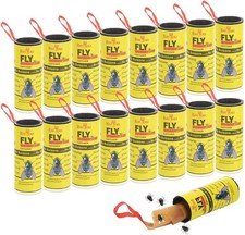 Fly Paper Fly Strips Fly Catcher Strips 16 Pack Sticky Fruit Fly Trap for House