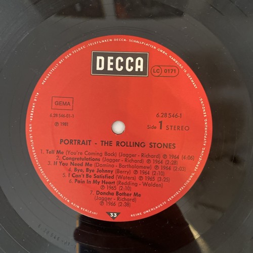 Rolling Stones Portrait German Import Vinyl 2LP Set 1981 Decca Records - Picture 18 of 24