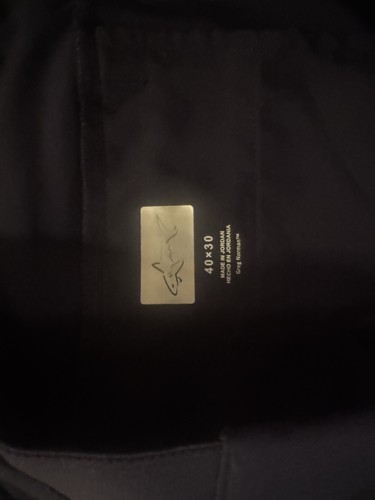 Pantalones chinos Greg Norman para hombre ajustados cintura elástica azul nuevos con etiquetas 40x30 - Imagen 7 de 9