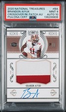2020  NATIONAL TREASURES ROOKIE PATCH AUTO BRANDON AIYUK 49/99