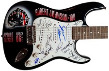 Robert Johnson Tribute Concert Signed Hand Airbrushed Painting Guitar