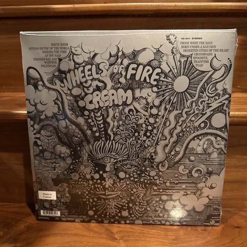 CREAM - WHEELS OF FIRE - 180-GRAM VINYL 2-LP SET " NEW, SEALED " - Picture 2 of 2