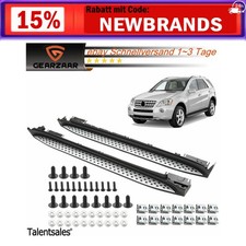 Trittbretter Einstiegsbrett f&uuml;r Mercedes ML W164 Seitenschweller Einstiegsleiste