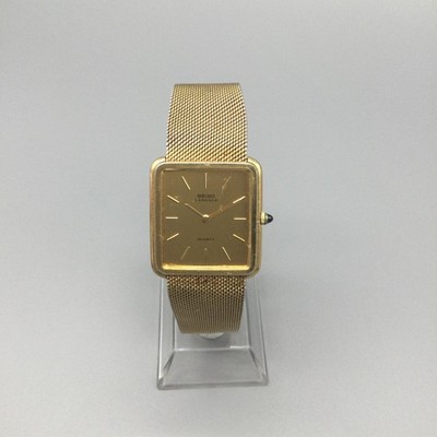 Vintage Seiko Lassale Womens Watch 29mm Gold Tone 6020-5039 New