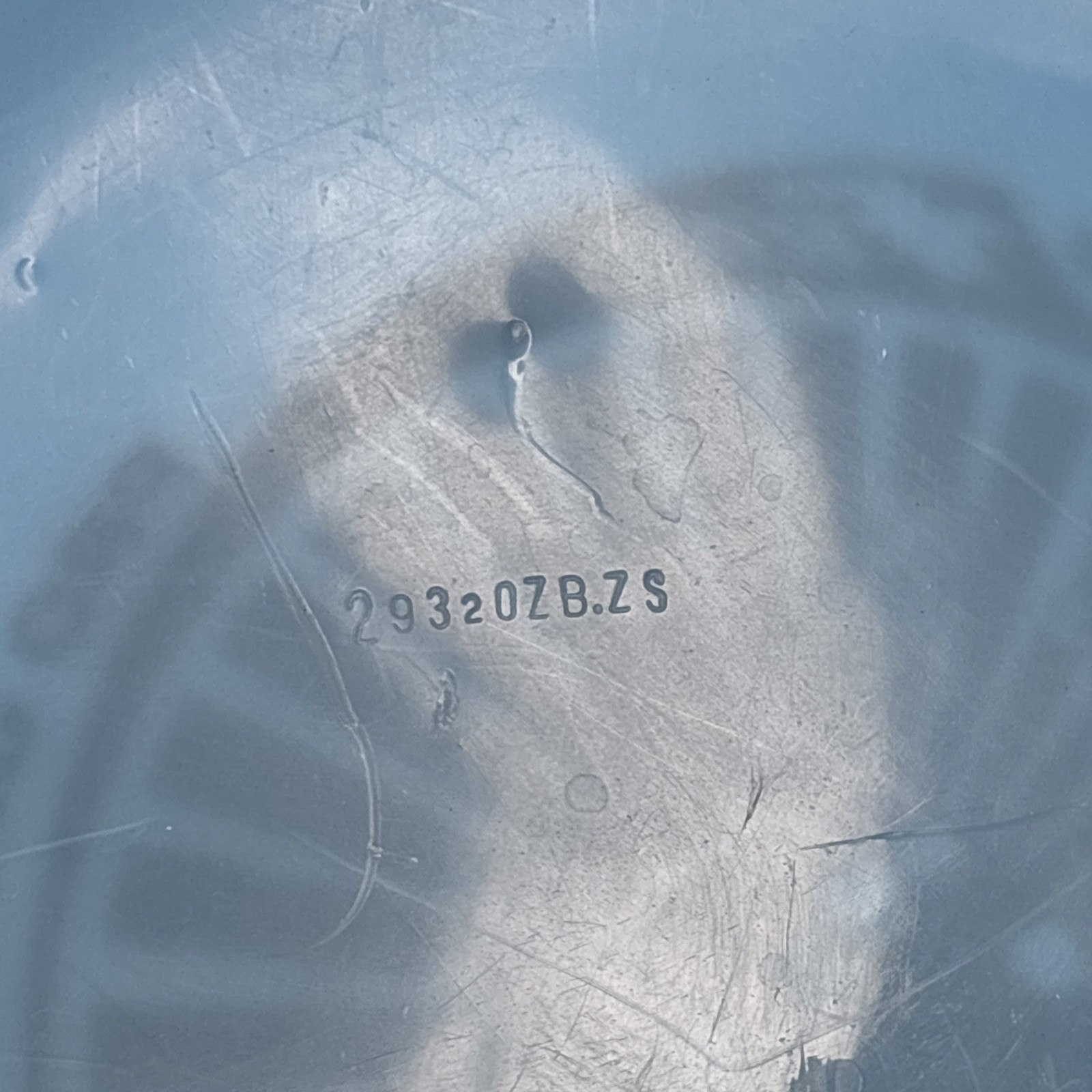 Wham-O Pro-Classic Metal Hand Frisbee Disc Blue Hang Loose Sign Blue Black Devil