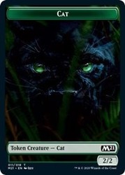 Cat Token 011/018 Core Set 2021 M21 MTG