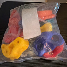 Assorted Rock Climbing Holds Set w/ Mounting Hardware MPN 0726