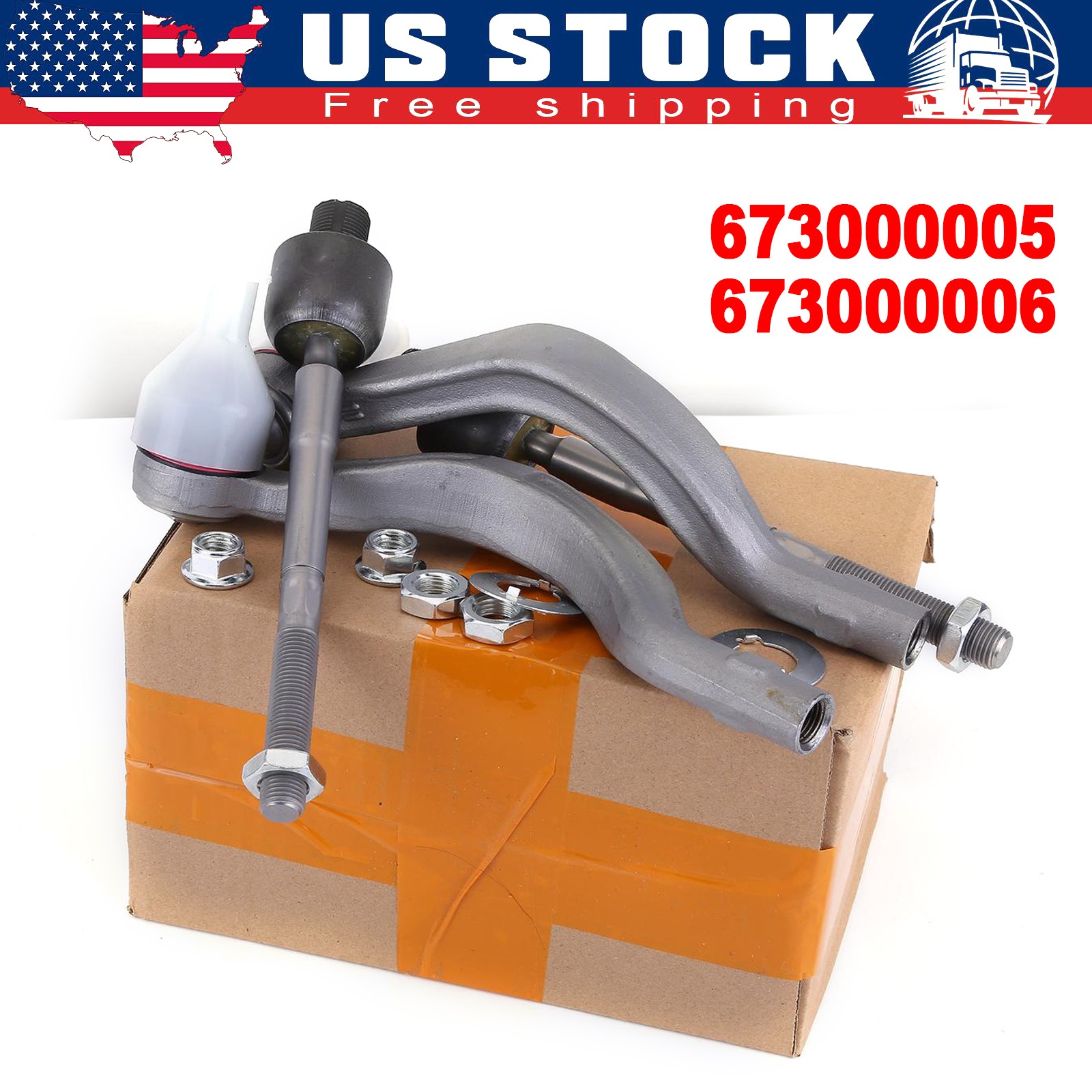 LH & RH Inner & Outer Tie Rod End Set For Maserati Ghibli Quattroporte 2014-2017