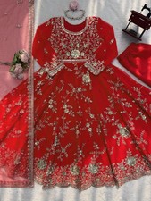 DESIGNER WEDDING SALWAR KAMEEZ PARTY WEAR PAKISTANI NEW INDIAN DRESS BOLLYWOOD