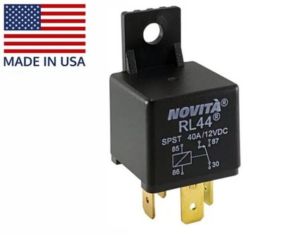 Novita RL44 4-Pin Electronic Turn Signal Flasher Relay Hazard LED Light Bulb USA