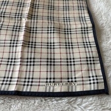 Burberry Silk Scarf 19.5  x 19.5  inches 100 Authentic Brand New Luxury