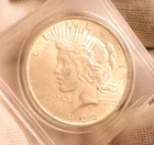1922 Peace Silver Dollar - Beautiful AU - Super Appearance & Details (#UV01-152)