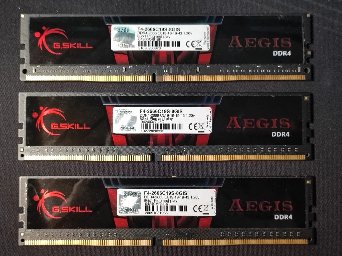 G. SKILL PC4-21300 (DDR4-2666) Bus Speed DIMM Computer Memory (RAM