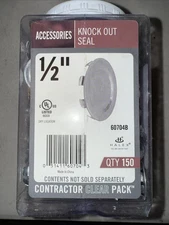 1/2”  Knockout Seal Pack 150 - Halex