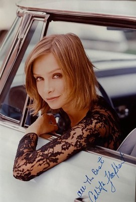 Calista Flockhart -Autogramm original- Großfoto 20 x 25 cm