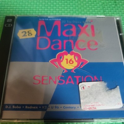 Doppel CD Maxi Dance Sensation 16: Whigfield E-rotic Rednex Technotronic Mo-Do